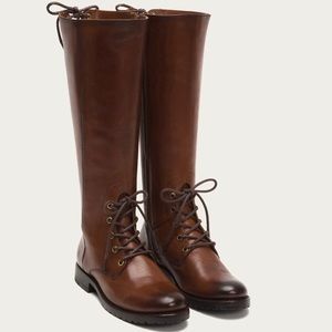 Frye Natalie Tall Combat Boots